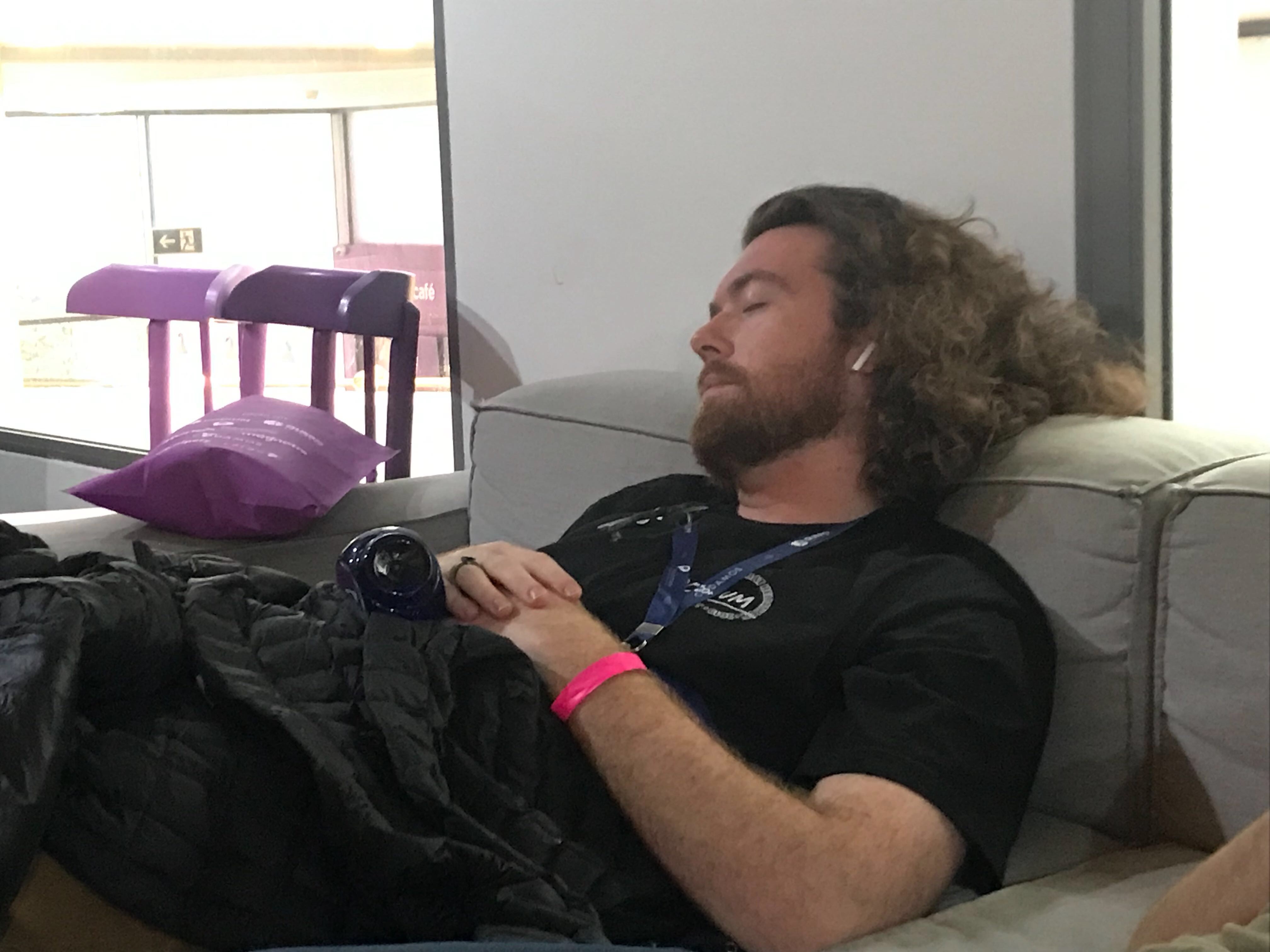 jet-lagged Nick